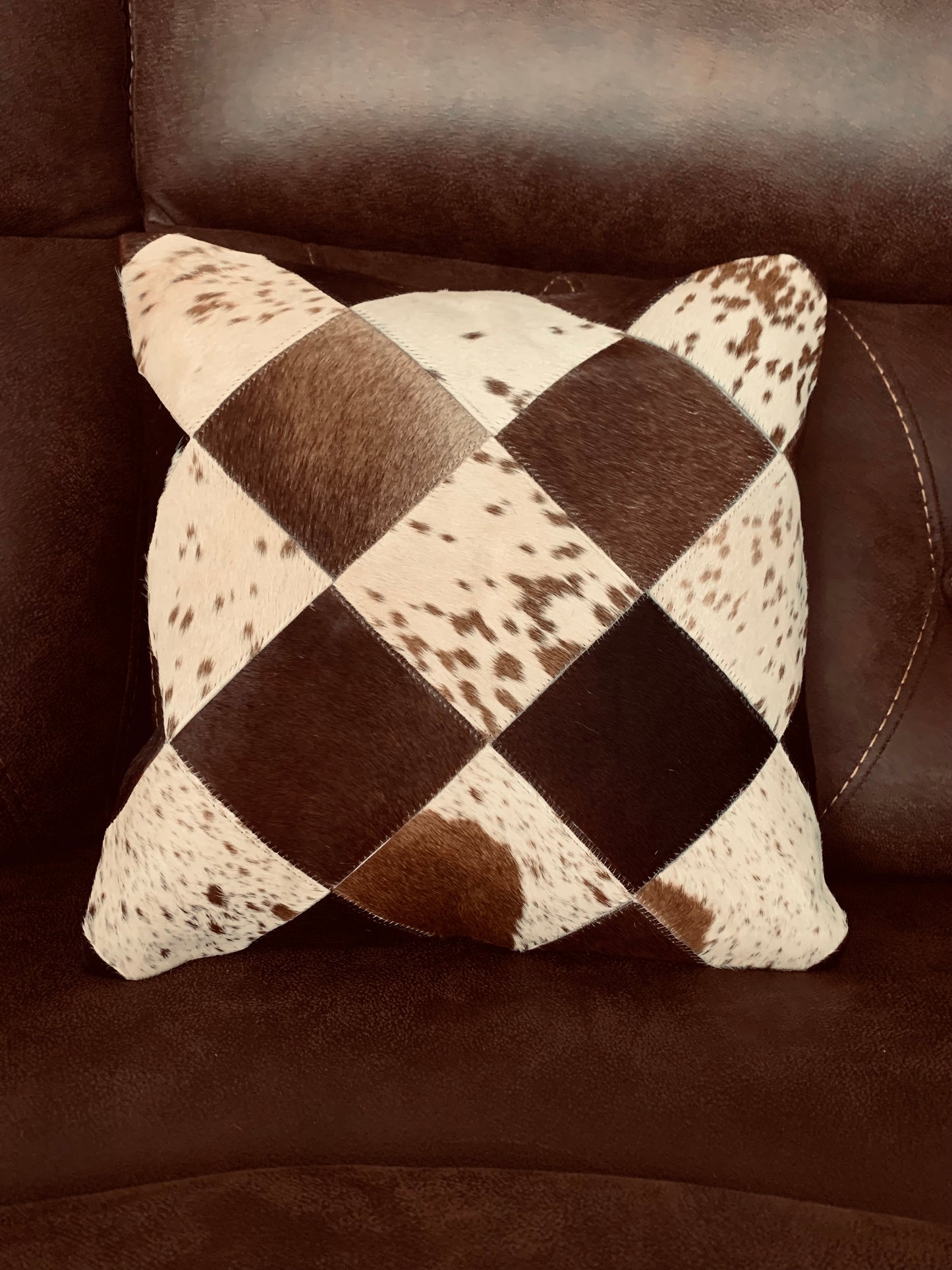 Cowhide Patchwork Pillows