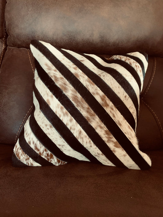 Patchwork Cowhide Pillow