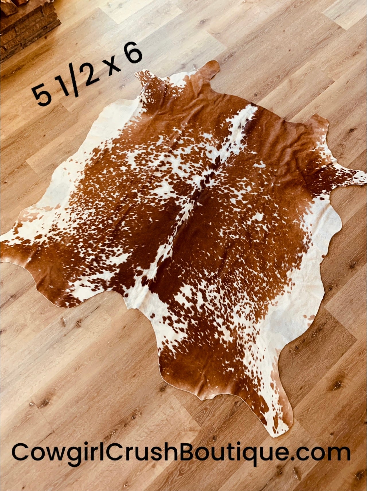 Speckled Light Brown Cowhide