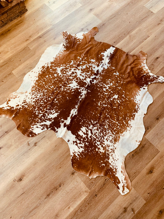 Speckled Light Brown Cowhide