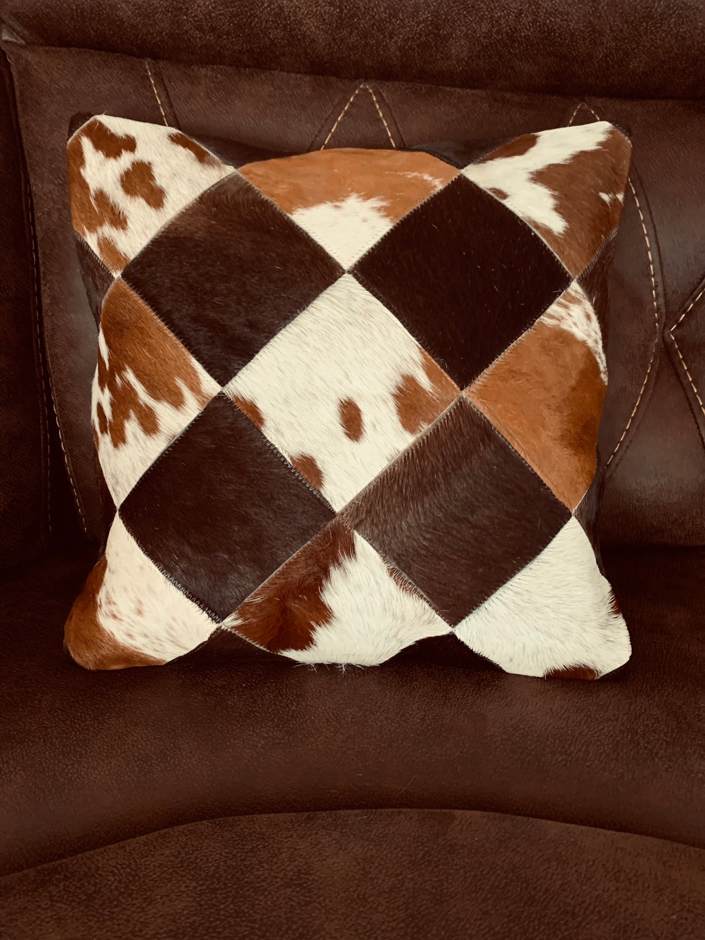 Cowhide Patchwork Pillows