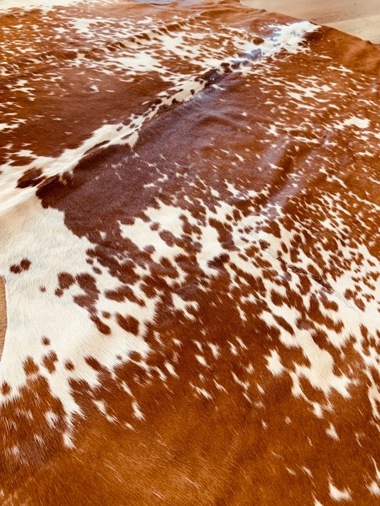 Speckled Light Brown Cowhide