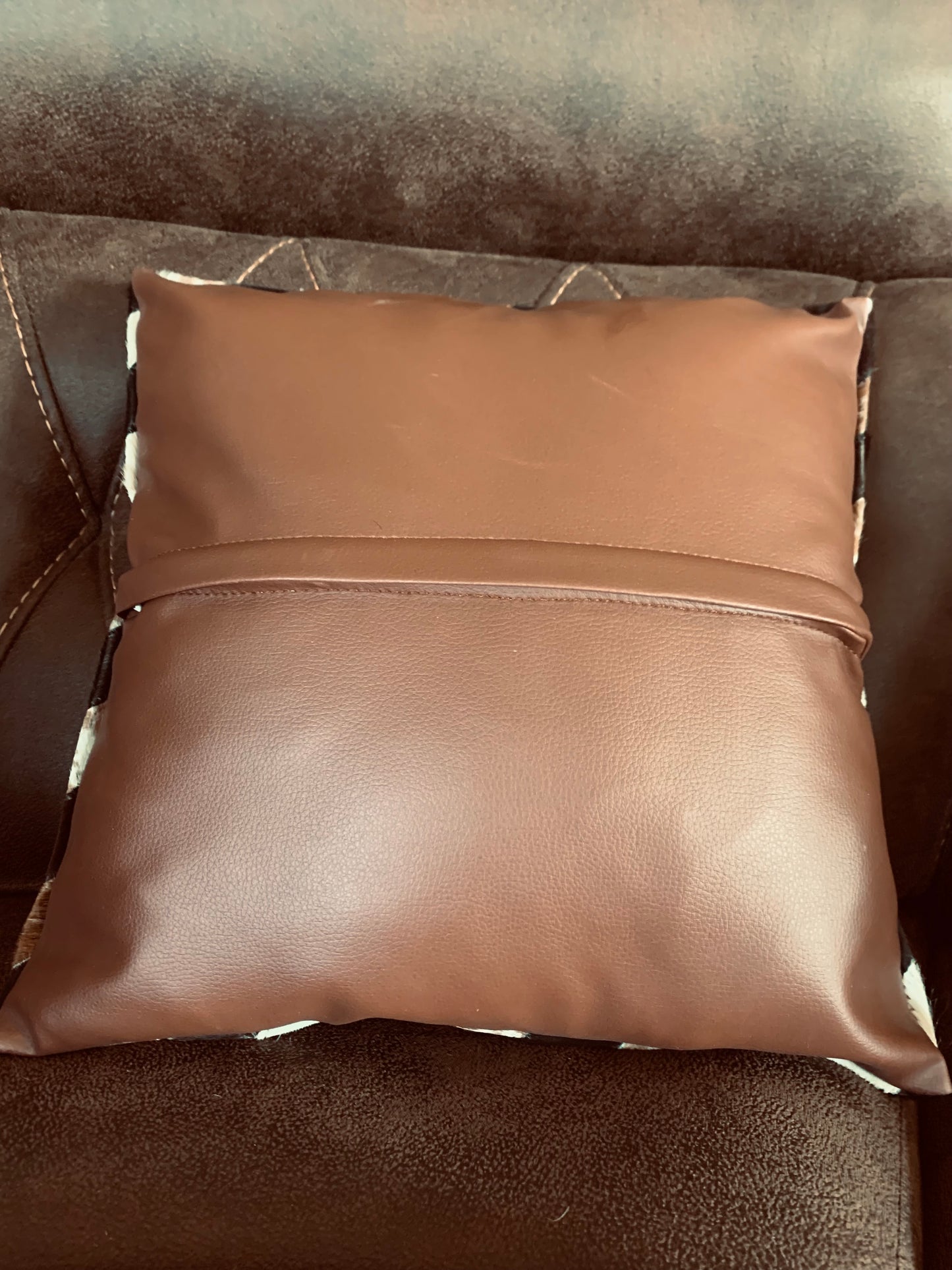 Patchwork Cowhide Pillow
