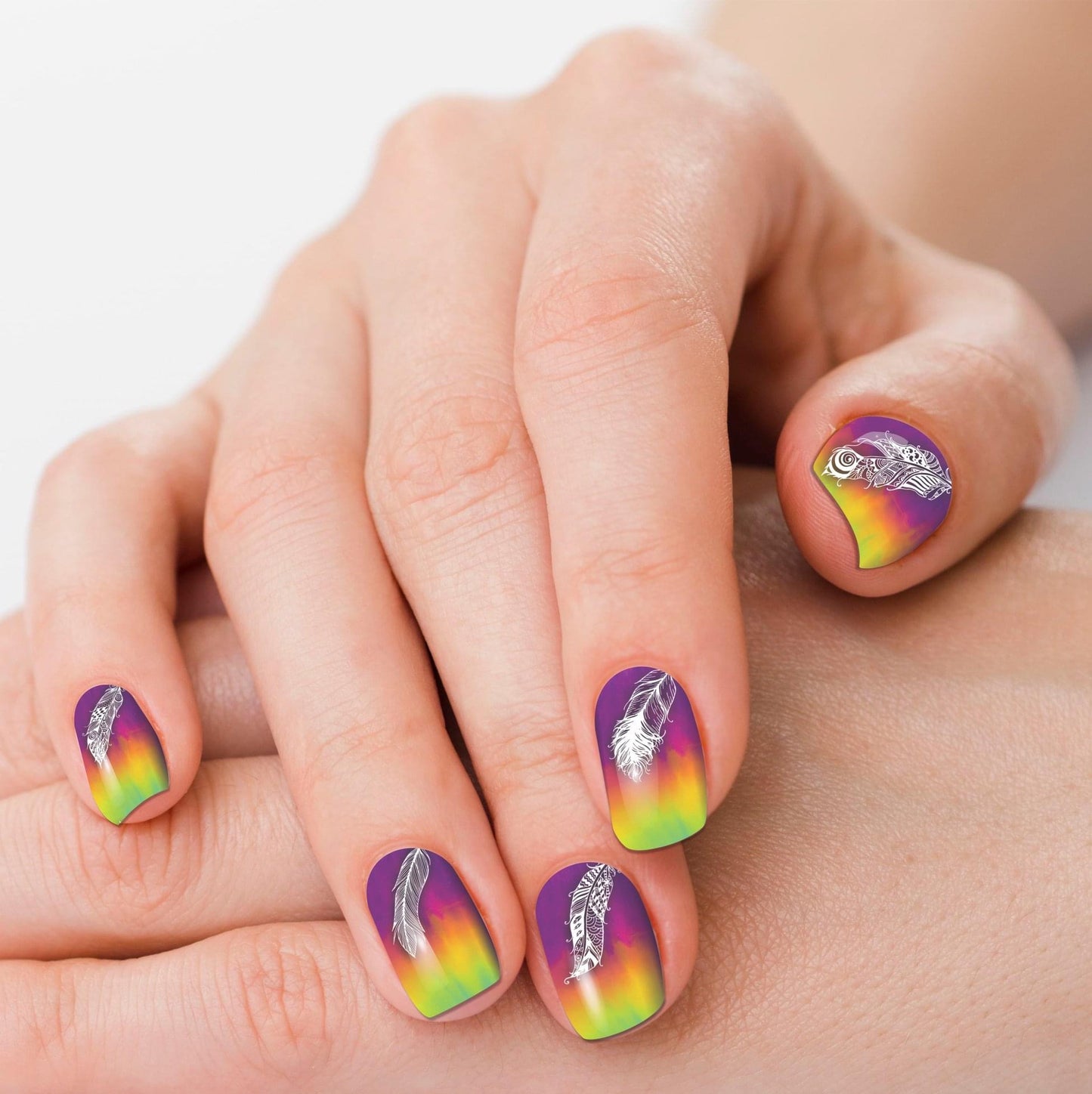 Watercolor Feathers